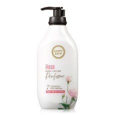 해피바스 데일리 퍼퓸 로즈 바디로션, 450g, 1개
