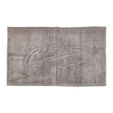 Crocodile 鱷魚 凹凸堤浴墊 灰色 100%棉 台灣製, 1個