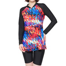 ILIKAI 女款Charleroi長袖防磨上衣 + 五分水上緊身褲套裝