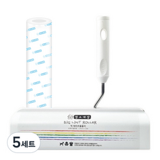 Cheongsodaejang 大號黏毛滾輪 主體 + 60次補充裝 24cm, 5套