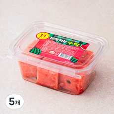 바로먹는수박, 500g, 5개