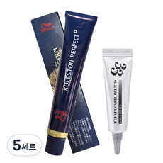 WELLA 威娜 Choleston完美Plus染髮劑 80g+Cell Reborn 33蠶絲蛋白安瓶 12ml, 5組, Jun-91