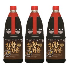 Deokhwafoods 芝麻香油, 1.8L, 3個