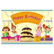 키즈토이 축하 파티 현수막 포토존, K-003 생일 103