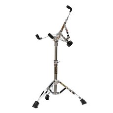 iCLIP STANDS 空靈鼓架 打點板架 SS-515 適用多種鼓 雙層X型三角支架 可調整角度和高度, 銀色, 1個