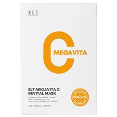 ELTCOSMETIC 維他命亮白面膜, 10片, 1盒