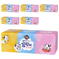 샤워메이트 말랑카우 버블 배쓰밤 3종 세트, 80g, 6개