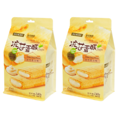 巧戀流芯蛋酥-白巧克力, 140g, 2袋