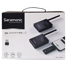 Saramonic 楓笛 一對二 SR-WM2100 U2 無線領夾麥克風組, 1組