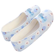 Hongdaesunhuisyap 706 덧신형 줄무늬 거실화, 藍色