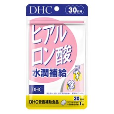 DHC 水潤補給 玻尿酸添加 荔枝種籽萃取粉末, 30顆, 330mg, 1包