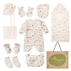 위드오가닉 신생아용 출산선물 10종 세트