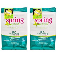 spring 曙光 天然 老犬專用狗飼料 添加多種維生素和礦物質, 雞肉, 300g, 2袋