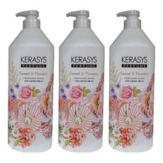 KERASYS 甜美花香香水沖洗液, 1L, 3個