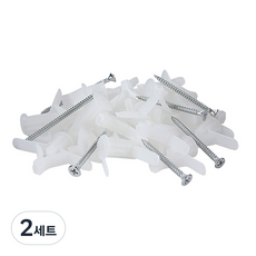 大型中空壁虎 50入 + 螺絲50入 套組, 2套