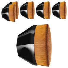 高密度無痕魔術化妝粉底刷, 6個, 單一顏色