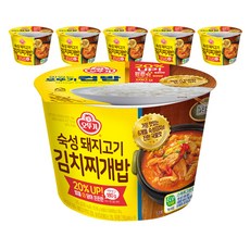 오뚜기 컵밥 숙성돼지고기 김치찌개밥, 6개, 310g