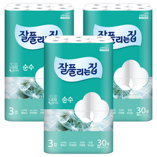 all'swell 3層純天然紙漿高級捲筒衛生紙, 28m, 30入, 3個