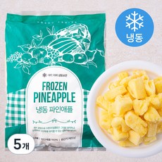 냉동 베트남 파인애플 (냉동), 1kg, 5개