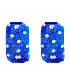 SassyDog 保暖衣, 點點兔子 寶藍色 + 白色, 2件