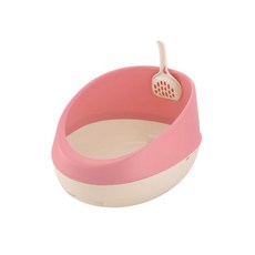 Richell 利其爾 拉普蕾半罩式便盆 可愛粉, 36x47x24.5H (cm), 1個