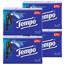 Tempo 頂級4層手帕紙巾 德國直送, 10張, 24個
