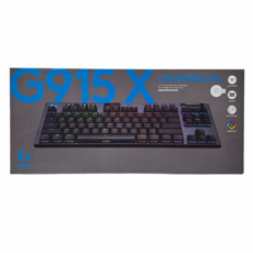 logitech G 羅技G G915 無線 RGB 機械式 TKL 遊戲鍵盤 觸感軸, 黑色, 1個