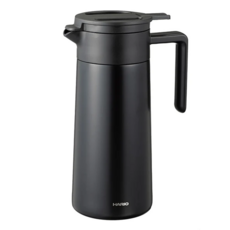 HARIO 好璃奧 真空雙層保溫瓶 CHP-800-B, 黑色, 800ml, 1個