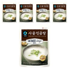 청정원 호밍스 사골진곰탕, 500g, 5개