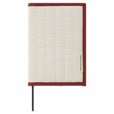 프롬마이프렌즈 누빔 프레임 북커버, 버건디레드, 1개