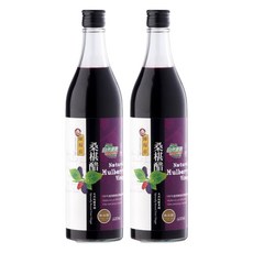 陳稼莊 桑椹醋, 600ml, 無加糖, 天然釀造, 2瓶