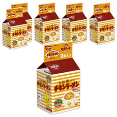 元祖 雞汁麵 迷你小雞麵 Set 3, 日本經典長久熱賣, 拉麵體Q彈，越嚼越香, 馬克杯直接沖泡，美味隨時享, 18包