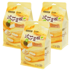 巧戀流芯蛋酥-白巧克力 3入 酥脆口感 獨立包裝 下午茶點心首選, 140g, 3袋