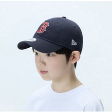 뉴에라 아동용 9FORTY 언스트럭처 보스턴 레드삭스 면 볼캡 14864544