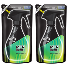 Febreze 風倍清 MEN Deodorant Power Fiber 除臭劑 Cool Aqua Fragrance Refill, 320ml, 2個, 柑橘和木香