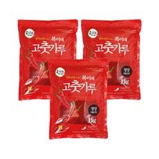 복이네먹거리 고춧가루 김치용 청양 매운맛, 1kg, 3개