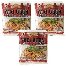 OTafUKU 壽喜燒風味炒烏龍麵 2人份, 3個, 420g