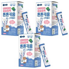 BEBECOOK 寶膳 鈣果凍條 水蜜桃口味, 3盒, 280g