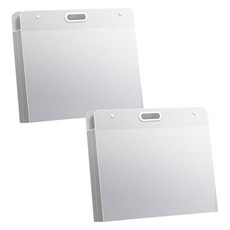 ABM 그림 도화지 수납 파일 A2 반투명 화이트, 2개