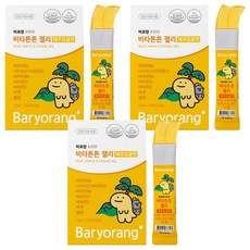 바료랑 키즈 비타튼튼 젤리 제주감귤맛 15포, 3개, 225g