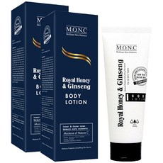 엠오앤씨 로얄허니 앤 진생 바디 로션 그린 애플향, 150ml, 2개