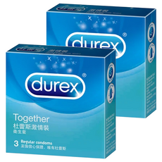 durex 杜蕾斯 激情裝衛生套 闊度52.5mm, 3個, 2盒