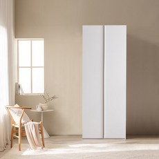 삼익가구 국내 제조 리뉴 키큰 800 행거형 A타입 옷장 방문설치, 화이트