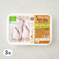 마니커 닭터의자연 무항생제 인증 1등급 닭다리 북채 (냉장), 500g, 3개