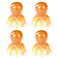 ANDYOU 章魚頭皮刮痧按摩器, 單一顏色, 4個