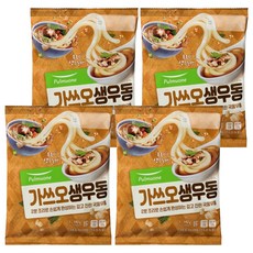 Pulmuone 圃美多 柴魚生烏龍麵 4人份, 192g, 4包