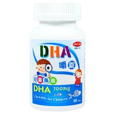 good Life 得意人生 兒童DHA 魚油嚼錠, 60顆, 800mg, 1罐