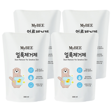 MyBEE 孩童衣物去污噴霧補充包, 300ml, 4個