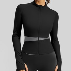 KYLA 女性健身換季跑步運動防風拉鍊外套