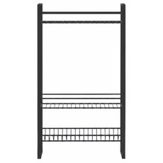 efactory Judy N 浴室多功能收納三層架, 1個, 黑色